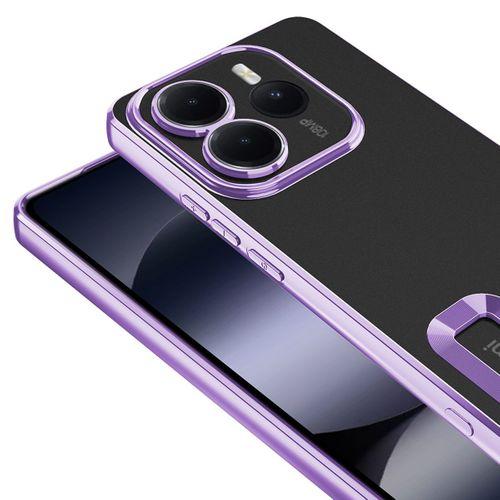 Xiaomi Redmi Note 14 5G Kılıf Kamera Korumalı Logo Gösteren Zore Omega Kapak