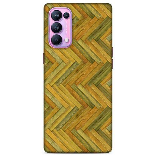 Lopard Oppo Reno 5 Pro 5G Uyumlu Kılıf Wood'X (32) Soft Silikon Kılıf Desenli