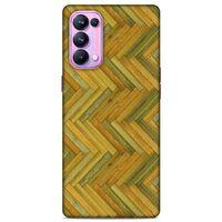 Lopard Oppo Reno 5 Pro 5G Uyumlu Kılıf Wood'X (32) Soft Silikon Kılıf Desenli