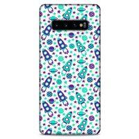 Samsung Galaxy S10 Plus Uyumlu Kılıf Yeşil Delisi (48) Bumper Kılıf Zümrüt yeşili