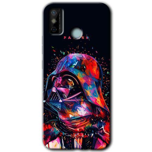 Tecno Spark 6 Go Kılıf HD Desen Baskılı Arka Kapak - Father Vader + Kırılmaz Cam