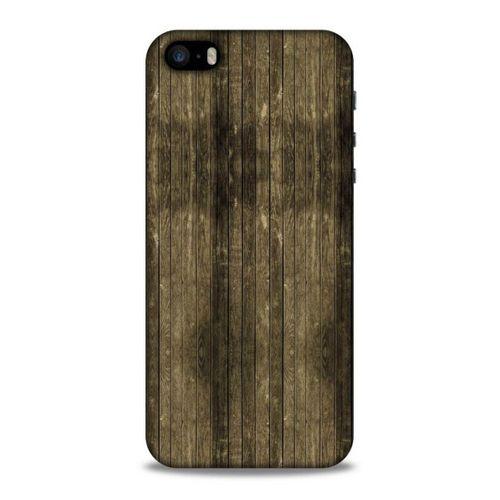 Lopard Apple Iphone 5 Uyumlu Kılıf Wood'X (20) Koruyucu Kılıf Desenli