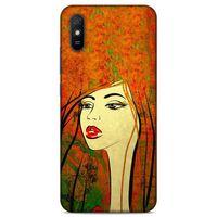 Lopard Xiaomi Redmi 9A Uyumlu Kılıf Sürreal Yüzler ♀ (30) Silicone Case Desenli