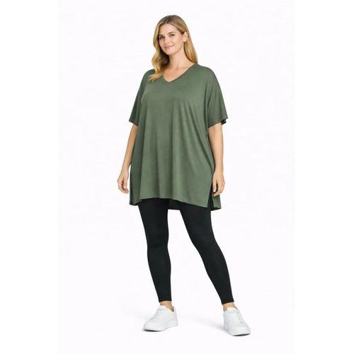 ALEXANDERGARDI YIRTMAÇLI BÜYÜK BEDEN TUNİK (B26-00346)