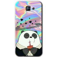 Potkal Hediye Fabrikası Samsung Galaxy A8 2016 Kılıf HD Desen Baskılı Arka Kapak - Milkshake Panda