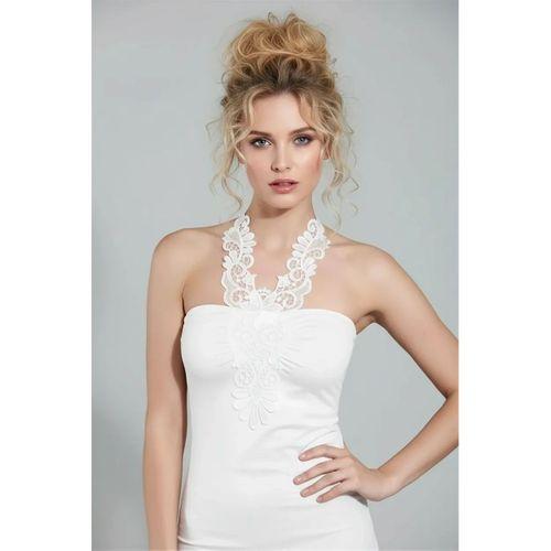 Şahinler Güpürlü Straples Atlet B378