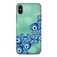 Nazarium (15) Desenli Silikon Kapak Apple Iphone X Kılıf