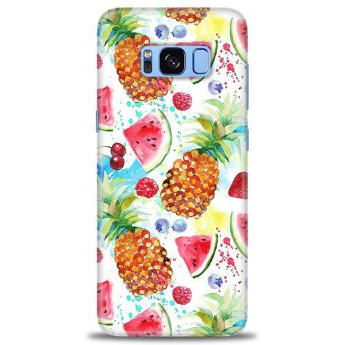 Samsung Galaxy S8 Plus Kılıf HD Baskılı Kılıf - Meyveler + Tam Ekran Koruyucu