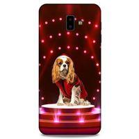 Samsung Galaxy J6 Plus Kılıf Köpek Kıyafetleri (38) Neo Hybrid Kılıf King Charles Yelek