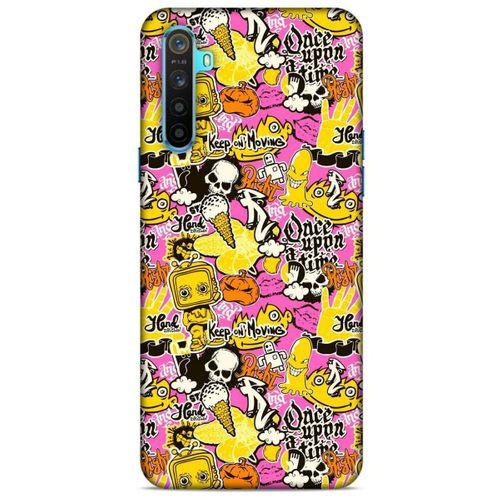Graffitix (40) Desenli Silikon Kapak Oppo Realme 6i Kılıf