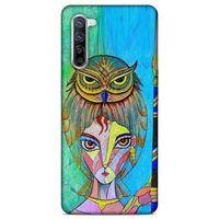 Lopard Oppo Reno 3 Pro 5g Uyumlu Kılıf Sürreal Yüzler ♀ (39) Liquid Crystal Kılıf Baskılı
