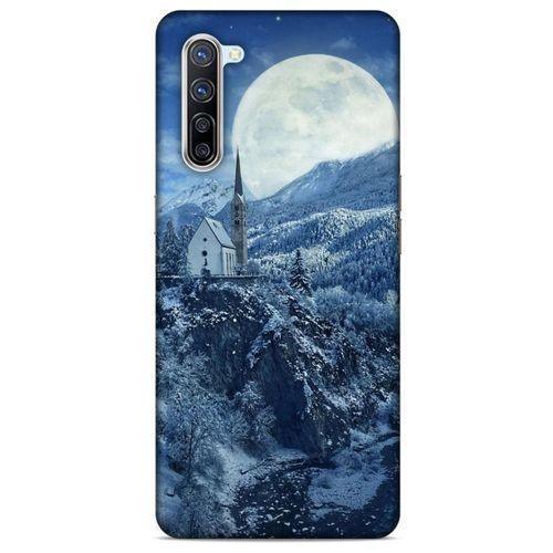 Oppo Reno 3 Pro 5g Kılıf Snowix (49) Ultra Silikon Kılıf Beyaz Mavi