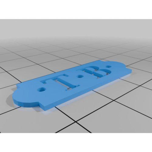 LGB 2 Akslı Yolcu Vagonu Kabartmalı Bordürler 3D Baskı