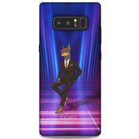 Samsung Galaxy Note 8 Kılıf FunnyMaX (44) Tough Armor Kılıf Fuşya Doberman