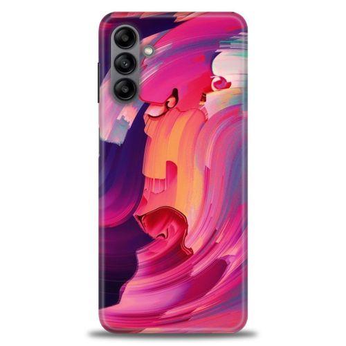 Samsung Galaxy A04S Kılıf HD Baskılı Kılıf - Renkler + Tam Ekran Koruyucu