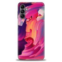Samsung Galaxy A04S Kılıf HD Baskılı Kılıf - Renkler + Tam Ekran Koruyucu