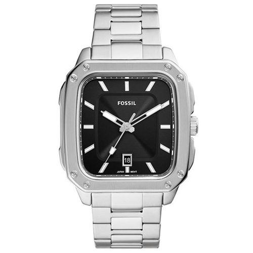 Fossil FFS5933 Quartz Çelik Gri  Siyah Kadran 42 mm Erkek Kol Saati