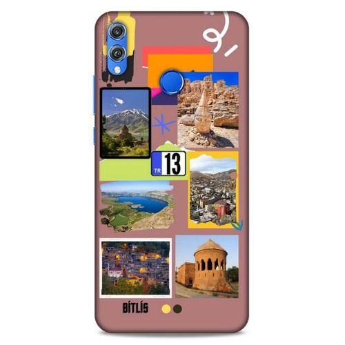 Lopard Huawei Honor 8x Uyumlu Kılıf Şehirli ※ (13) Bitlis Silikon Kap