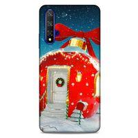 Huawei P Smart S Y8P Kılıf Snowix (15) Antişok Kılıf Alev Kırmızı
