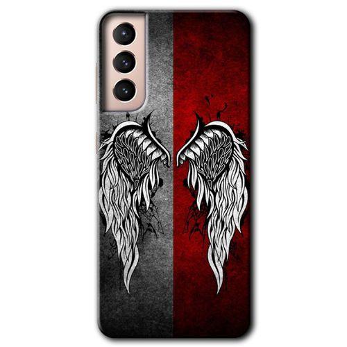 Samsung Galaxy S21 Plus HD Baskılı Kılıf + 9D Tam Ekran Koruyucu - Lucifer