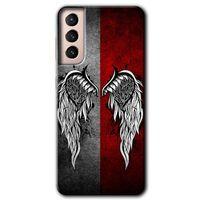 Samsung Galaxy S21 Plus HD Baskılı Kılıf + 9D Tam Ekran Koruyucu - Lucifer