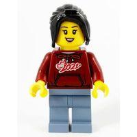 Lego Minifigür Woman Dark Red '2021' Shirt hol229