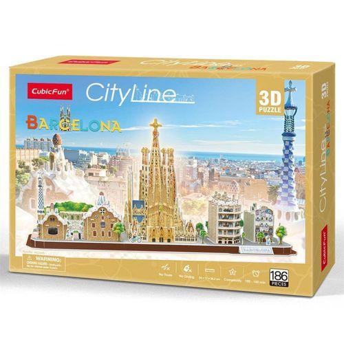 CubicFun Barcelona 3D Puzzle 186 Parça