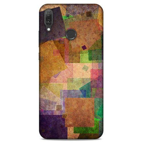 Lopard Huawei Y9 2019 Uyumlu Kılıf Soyut Sanat (37) Baskılı Silicone Cover