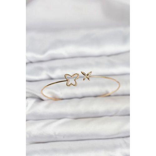 Kelebek Model Gold Renk Bileklik