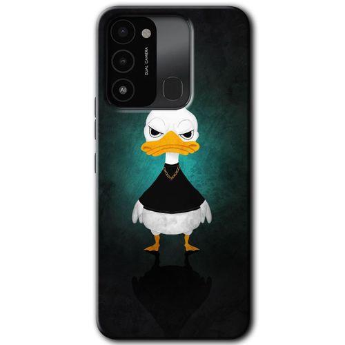 Tecno Spark 8C Kılıf HD Desen Baskılı Arka Kapak - Angry Duck