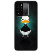 Tecno Spark 8C Kılıf HD Desen Baskılı Arka Kapak - Angry Duck