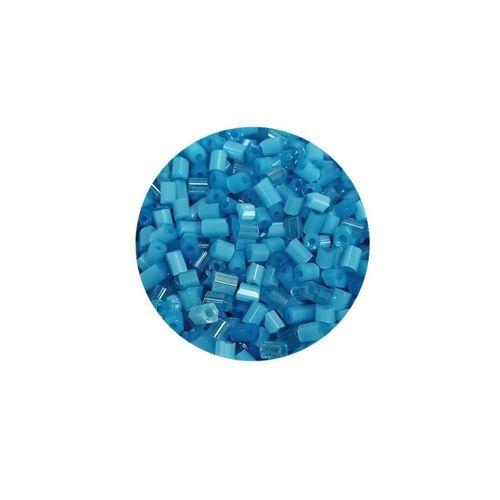 Kesme Cam Boncuk 2mm - 20 Gram - Mat Mavi -BNC338