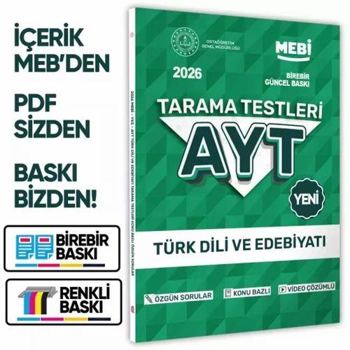 2026 YKS-AYT MEBİ-OGM 4lü Özgün Tarama Sözel (SÖZ) Test Kitabı SETİ A4 Boyut BASKI ÜCRETİ