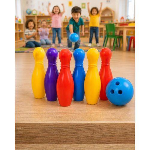 Eğlenceli Bowling Oyuncak Seti Çocuklar İçin Renkli Kuka Ve Top