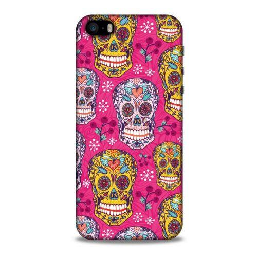 Apple Iphone 5S Uyumlu Kılıf Pembe Delisi (40) Fit Silikon Kılıf İskelet