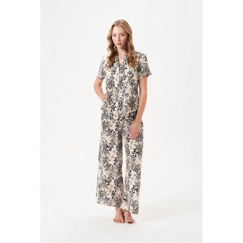 Pjs 29049 Kadın Düğmeli Pijama Takım
