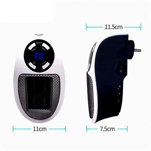 PowerMaster PM-20327 500 Watt Priz Tipi Uzaktan Kumandalı Taşınabilir Isıtıcı (Zamanlayıcı - Otomatik Kapanma)