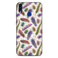 Huawei Honor 8C Kılıf Desenli Özel Seri Tüyler (33) Hybrid Kılıf