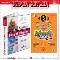 Aydın Yayınları 5.Sınıf Sosyal Bilgiler ve Lodos Eğlenceli Paragraf Soru Bankası Seti 2 Kitap