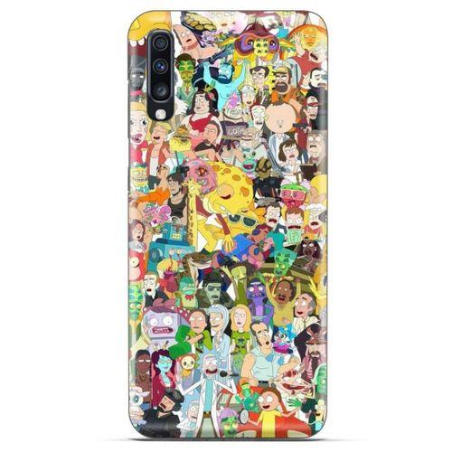 General Mobile GM 20 Uyumlu Kılıf Rick And Morty (36) Glitter Kılıf Cop Morty