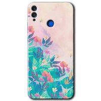 Honor 8c Kılıf HD Desen Baskılı Arka Kapak - Çizim Yapraklar