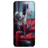 Xiaomi Redmi 9 Uyumlu Kılıf Harley Quinn (22) Tam Koruma Kılıfı Kırmızımsı kahverengi