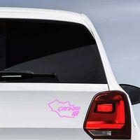 Çankırı İli 18 Plaka Kodu Memleket Yarış Pisti Sticker - Oto Araba Etiket, Aksesuar, Tuning Pembe