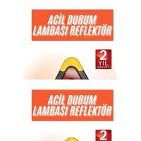 Reflektör Güneş Enerjili Taşınabilir Portatif Acil Güvenlik Işığı Araba Acil Uyarı Işığı