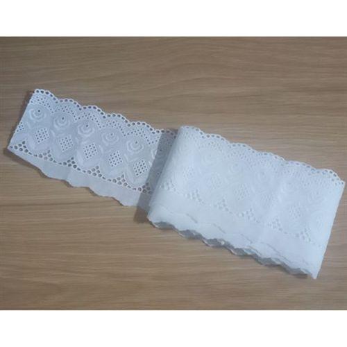Güpür Dantel Çiçek Desen,Şerit El Örgüsü,Tığ İşi 335Cm