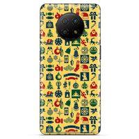 Xiaomi Redmi Note 9T Kılıf Yılbaşı Süsleri (12) Koruyucu Silikon