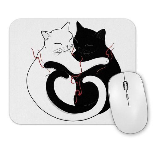 Ask Kediler Blazing Cat Love Mouse Pad