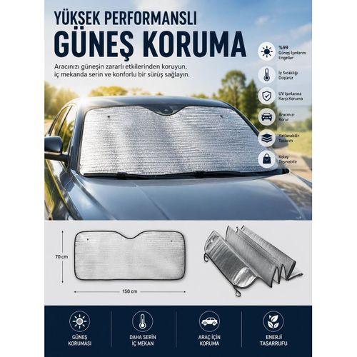 Araç Güneşlik Koruyucu Cam Güneşliği Otomobil Güneşlikleri Katlanabilir
