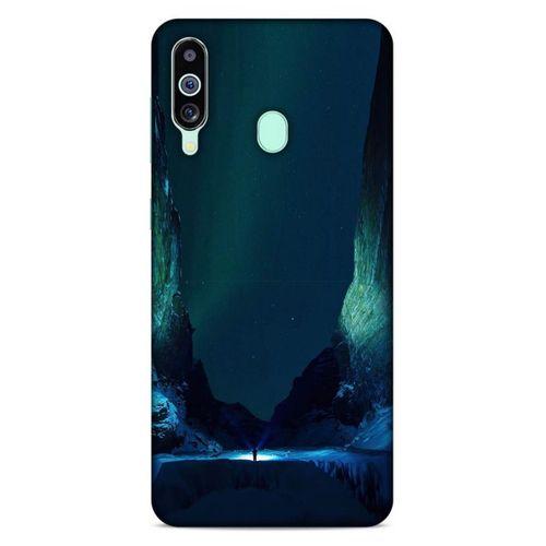 Lopard Samsung Galaxy M40 Uyumlu Kılıf Gece'S (13) Silikon Kap Yeşil