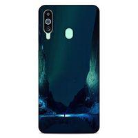 Lopard Samsung Galaxy M40 Uyumlu Kılıf Gece'S (13) Silikon Kap Yeşil